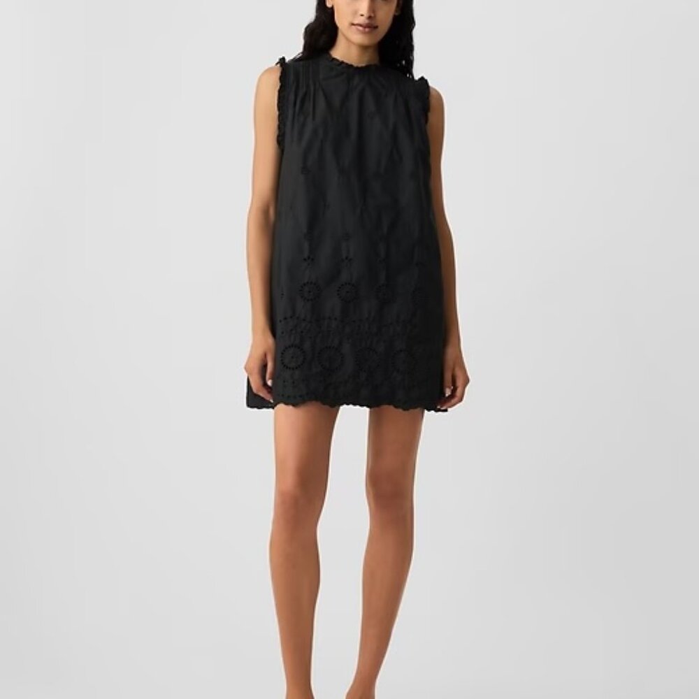 GAP x DÔEN Eyelet Mini Dress - NWT - Size M